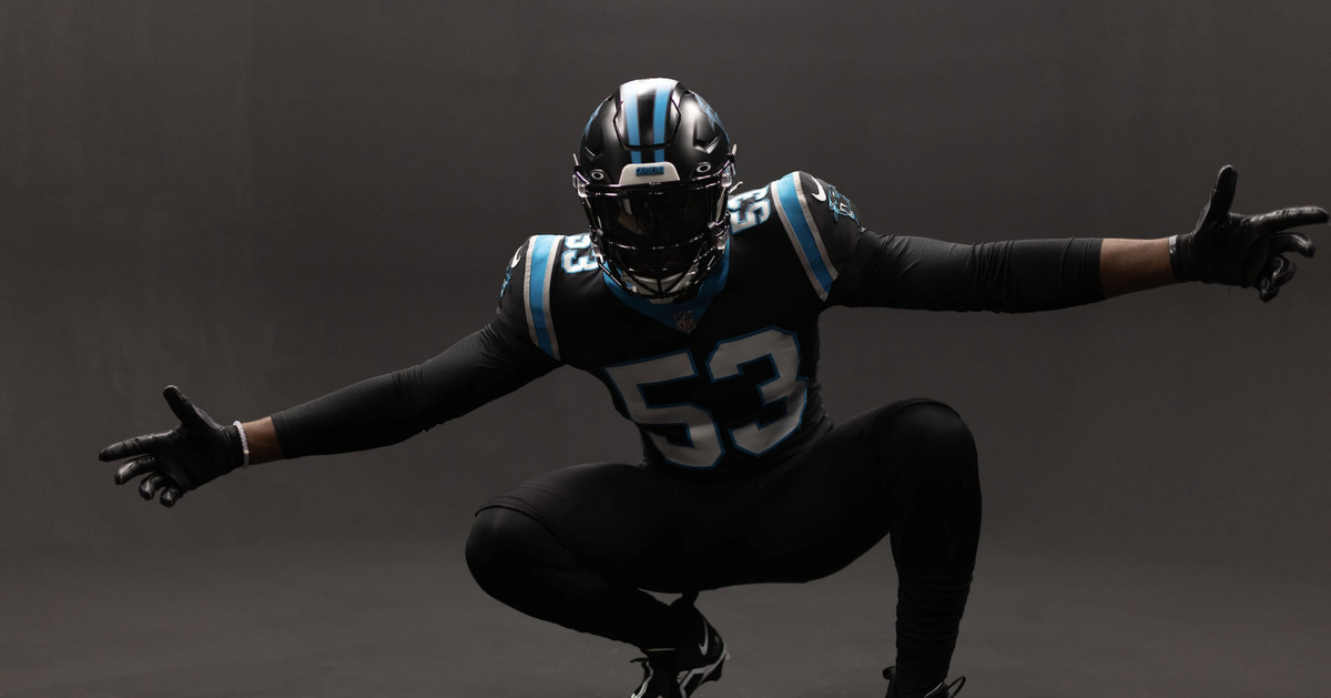 The Panthers FINALLY have all-black uniforms 