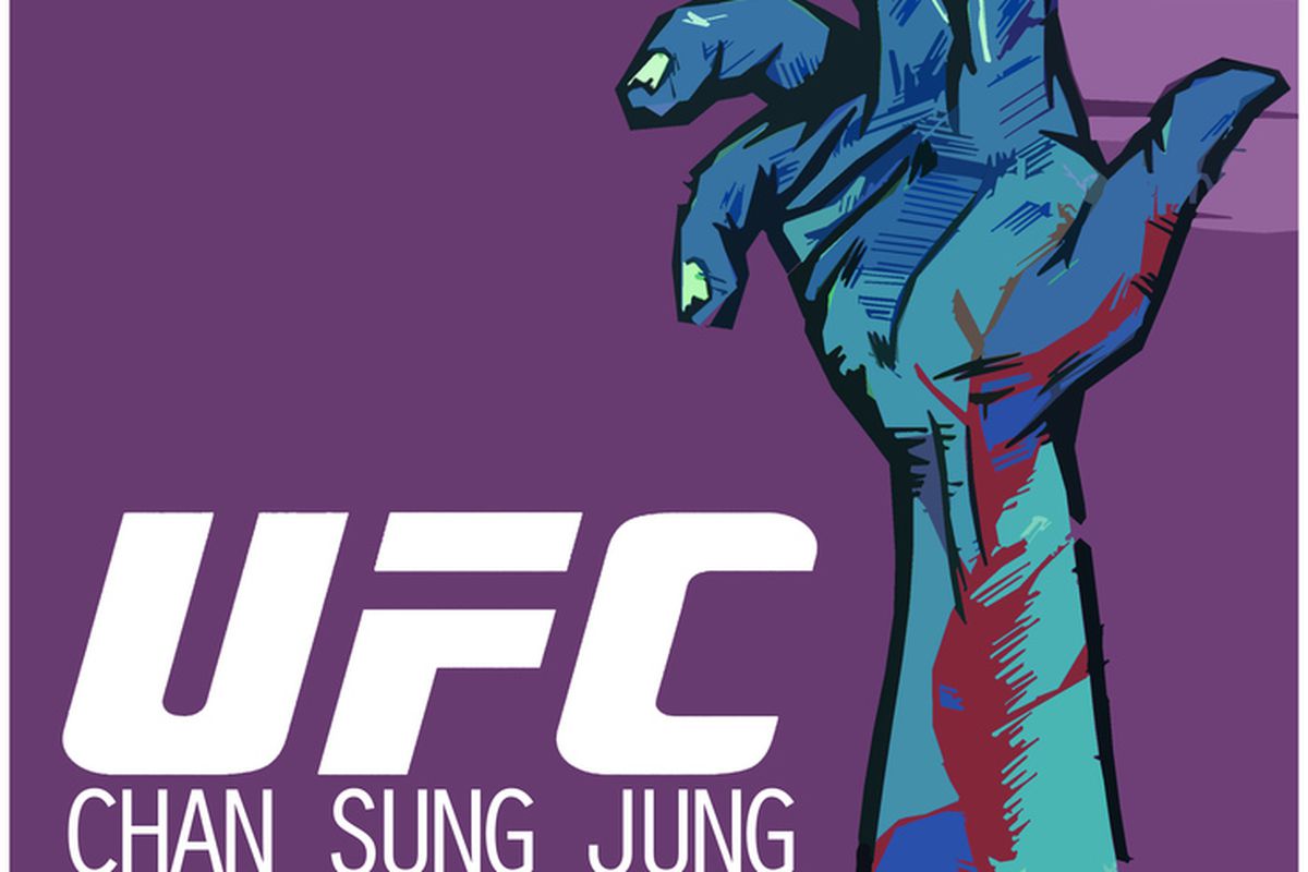 UFC on Fuel: Korean Zombie vs. Dustin Poirier Poster by Anton Tabuena
