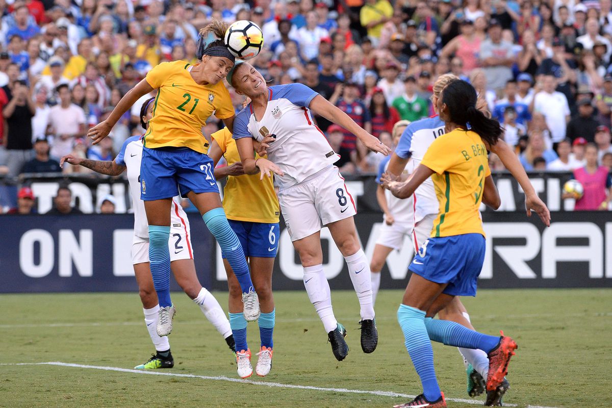 Soccer: Tournament of Nations - Women’s Soccer-Brazil at USA
