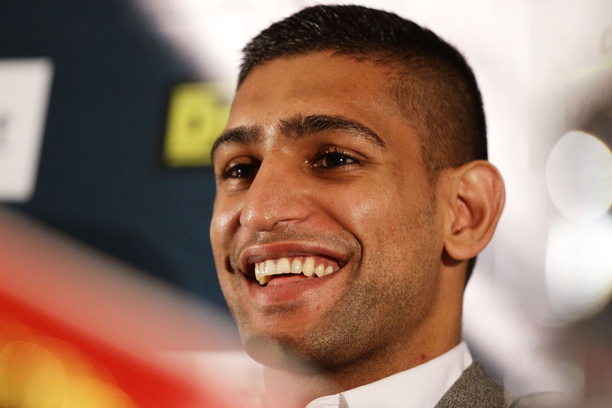Amir Khan will work as an analyst for Pacquiao vs Marquez III on the UK's Primetime network. (Photo by Brendon Thorne/Getty Images)