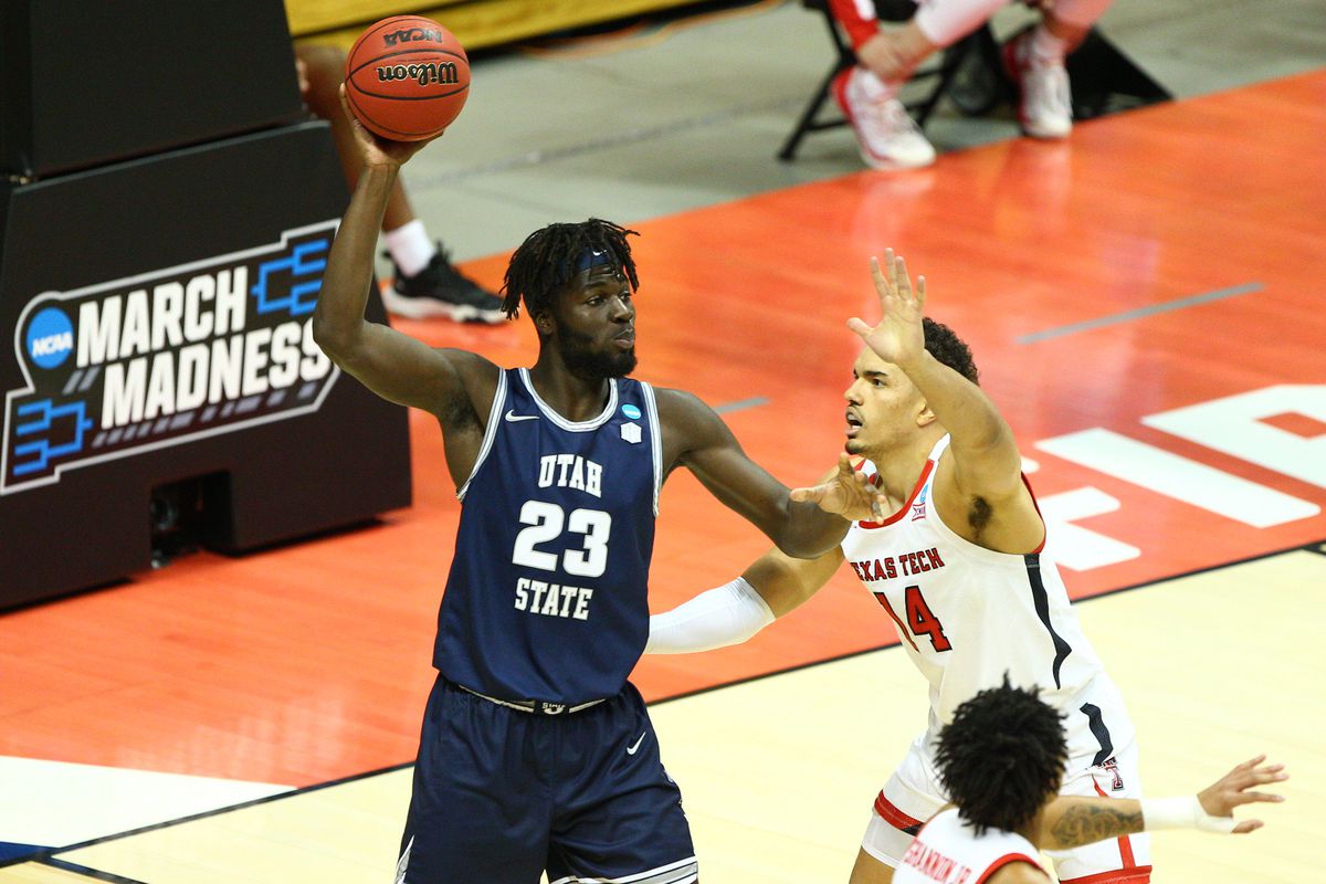 NCAA Basketball: NCAA Tournament-Utah State at Texas Tech
