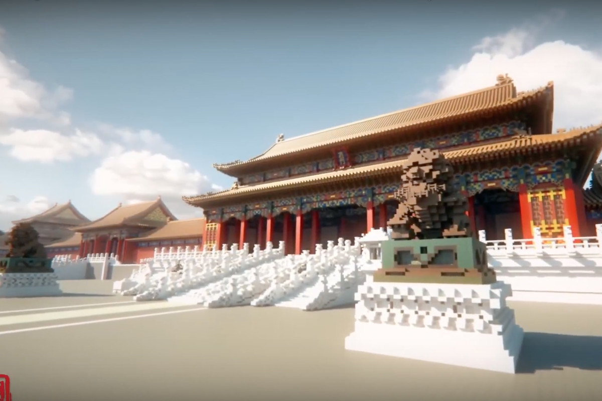 Minecraft replica of Forbidden City