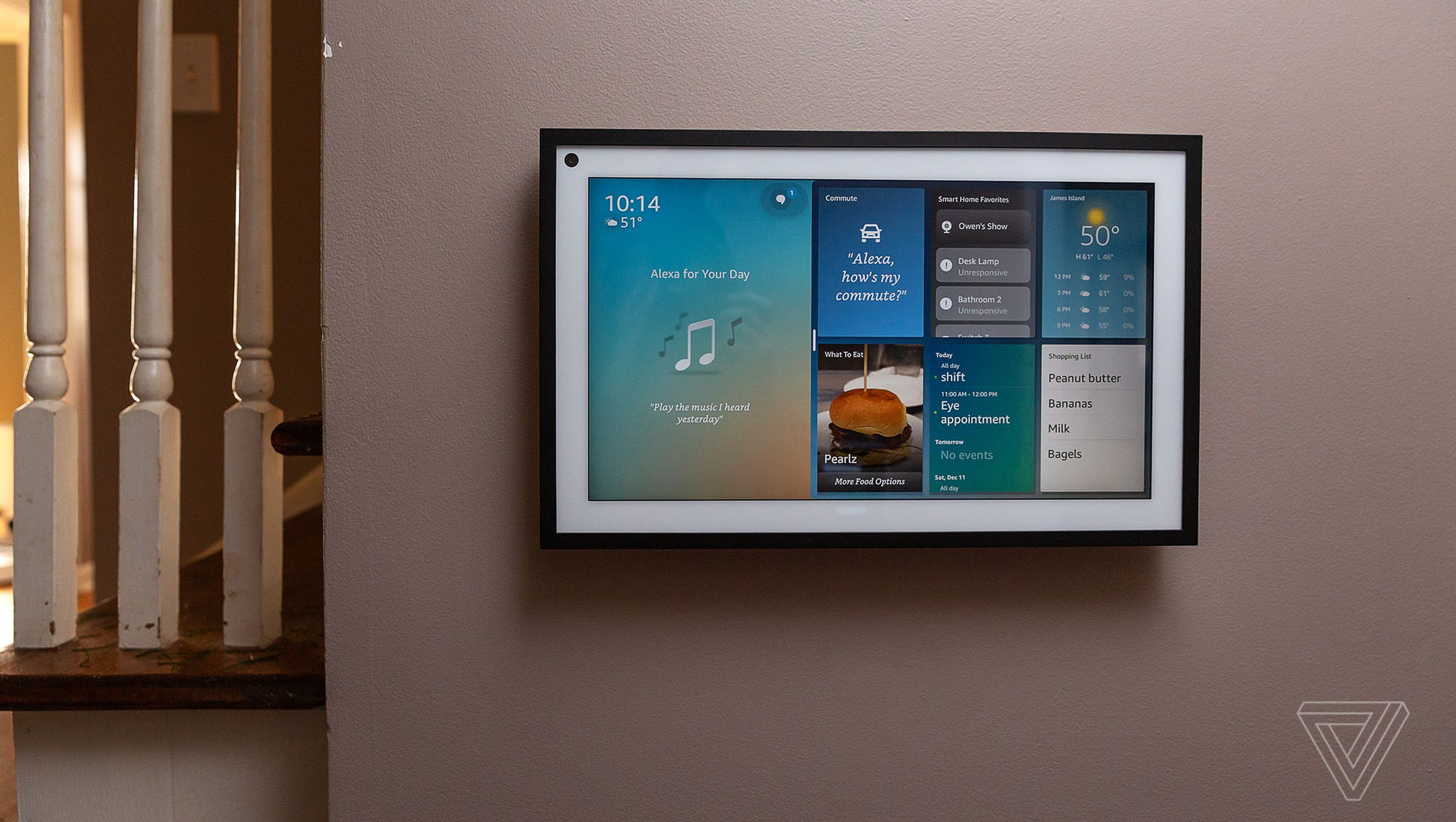 The Echo Show 15, Amazon's newest Alexa device, is big and 