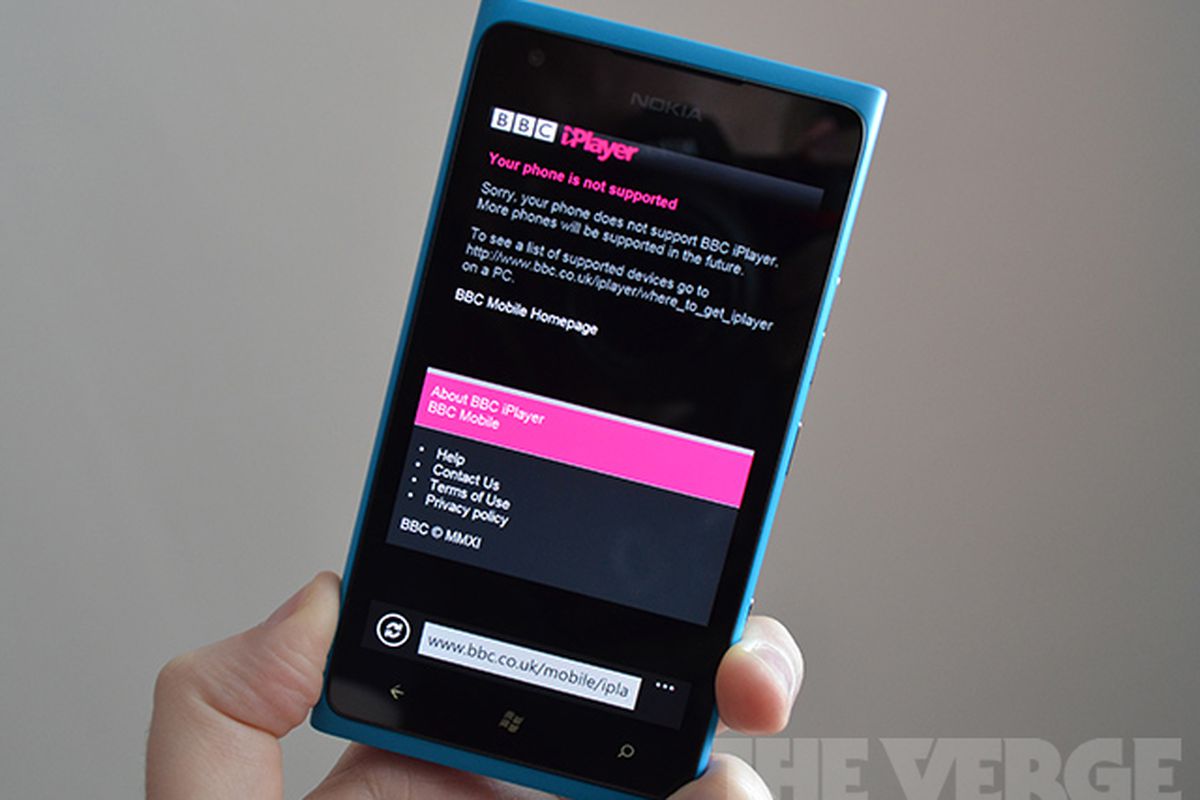 iPlayer Windows Phone