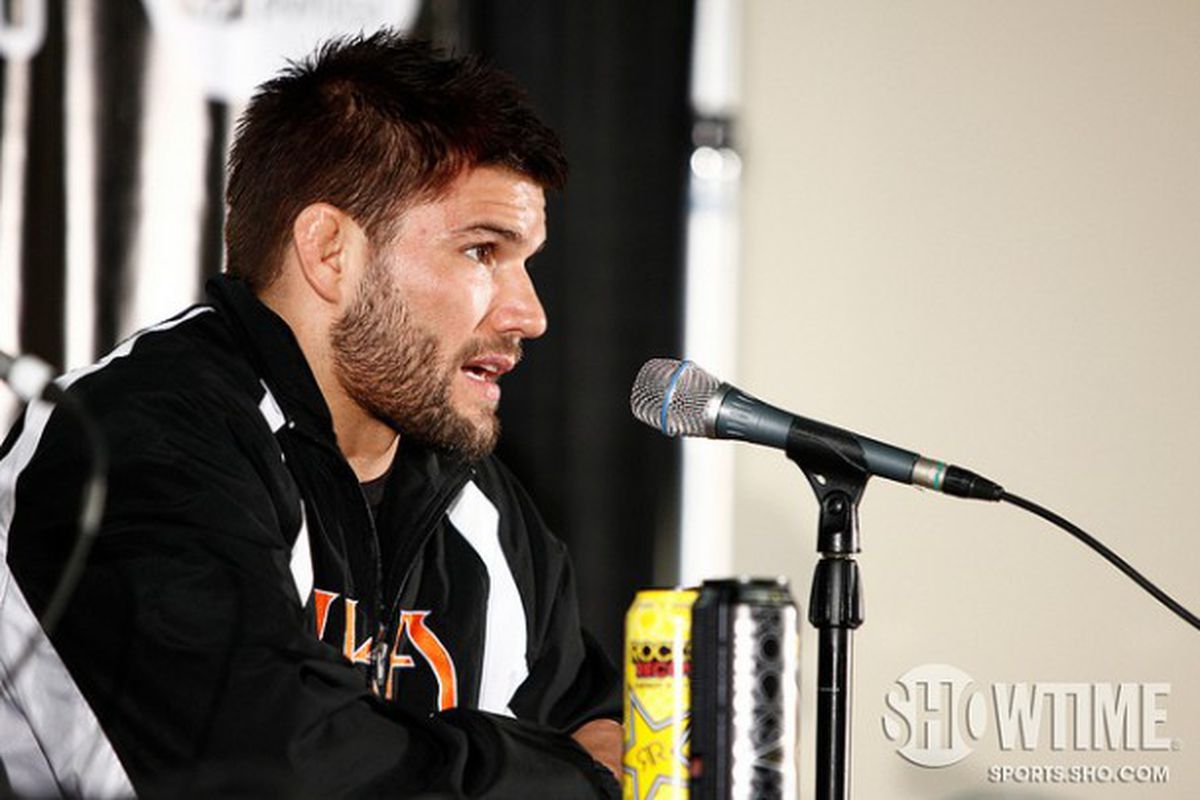 Josh Thomson was not too pleased with his performance last night (Mar., 3, 2012) at Strikeforce: "Tate vs. Rousey" against K.J. Noons, which drew plenty of boos from the crowd.