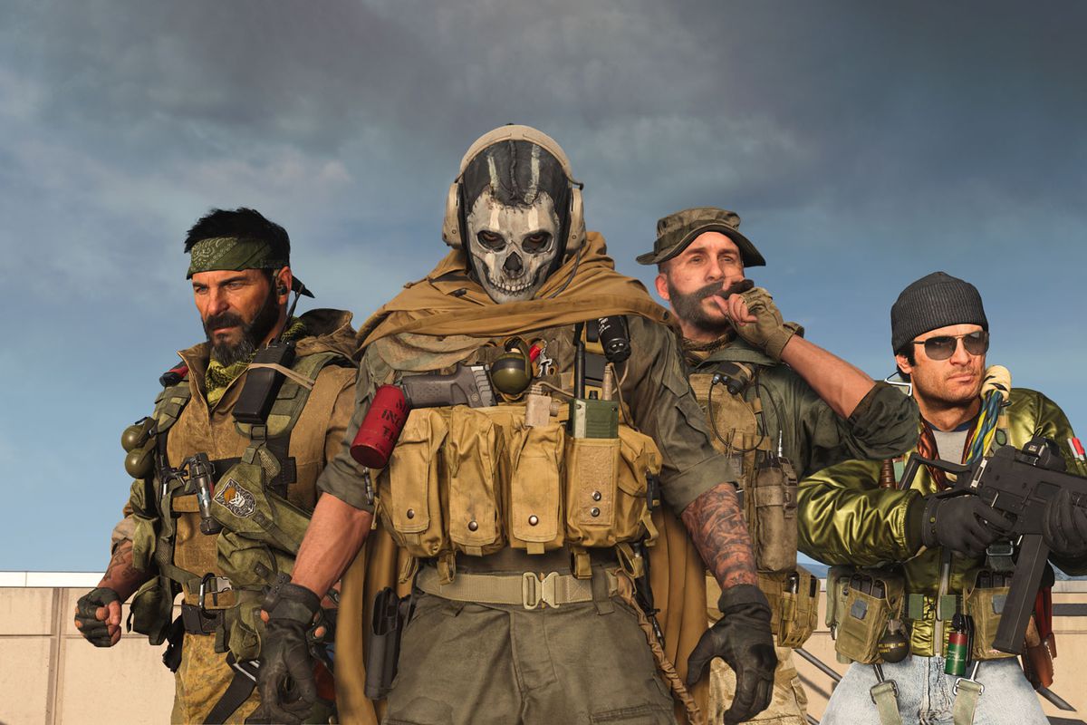 Frank Woods, Ghost, Price, and&nbsp;Adler as they appear in Call of Duty Warzone