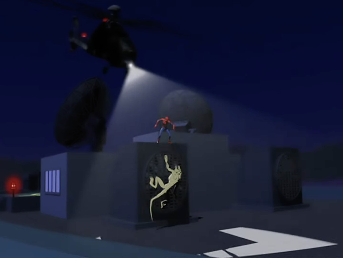 Spider-Man luchando contra el Lagarto en un fotograma de Spider-Man: La nueva serie animada