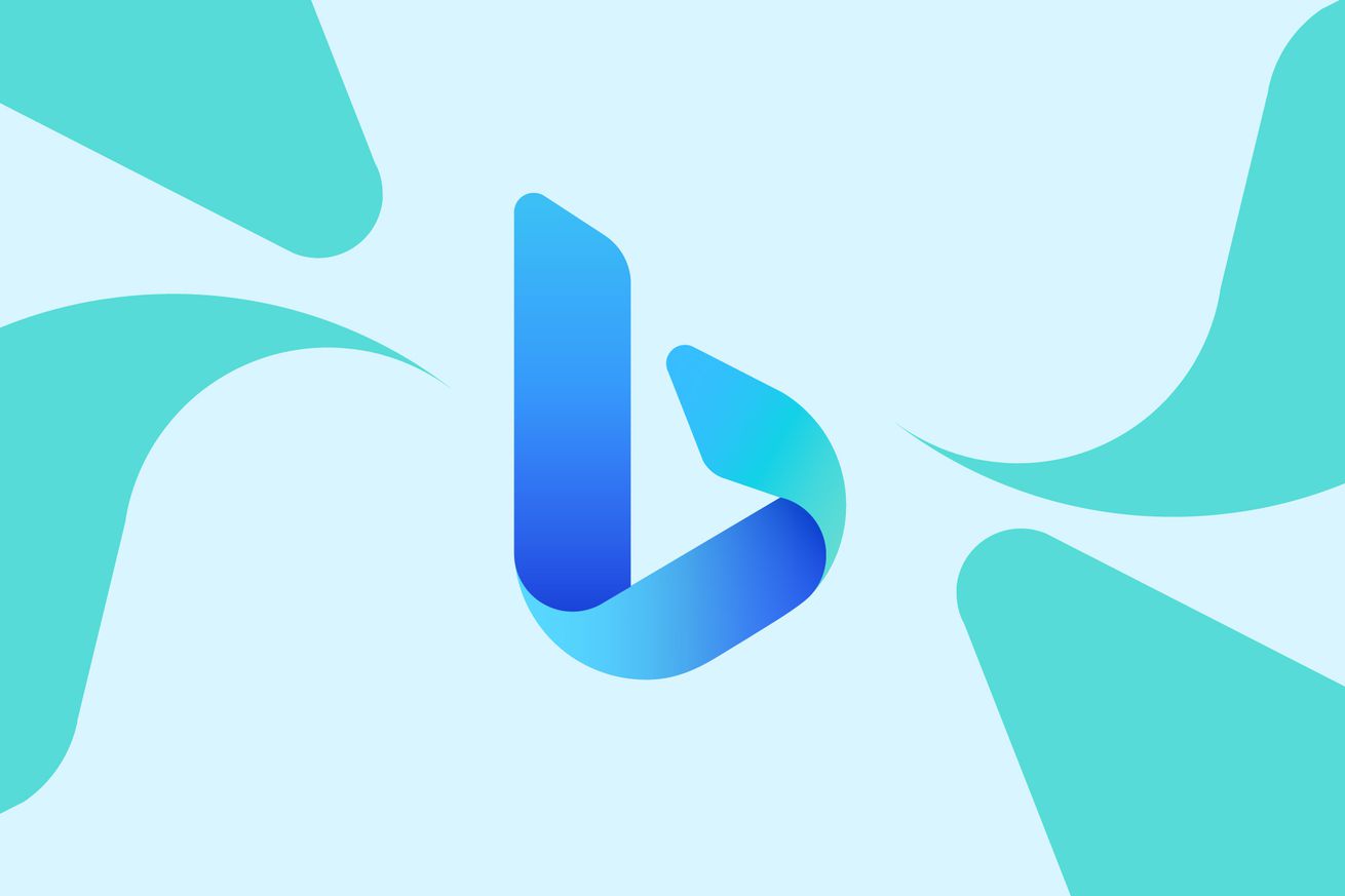 A Bing logo.