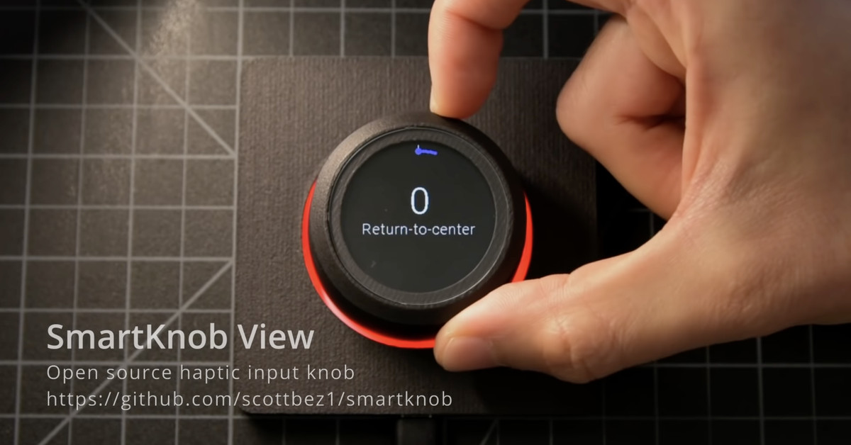 What would you do with this cool DIY haptic knob?