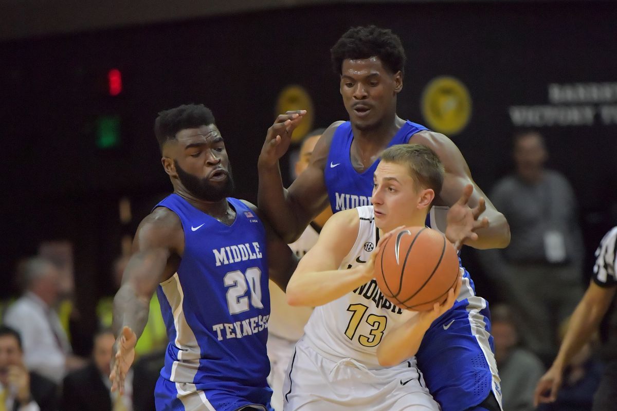NCAA Basketball: Middle Tennessee State at Vanderbilt