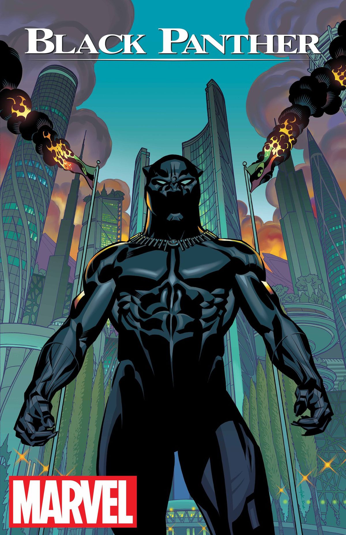 The cover to Coates's Black Panther (Marvel)