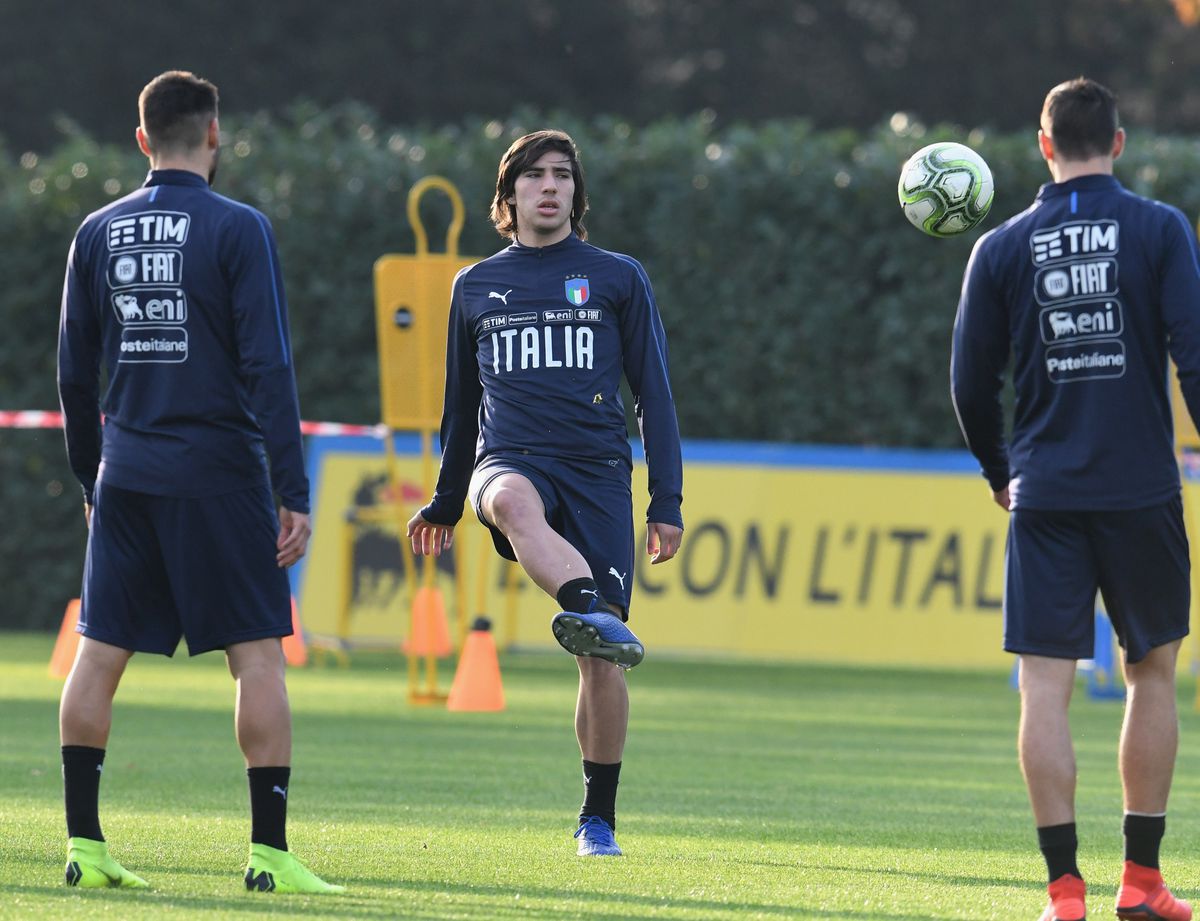 Italy Training Session And Press conference