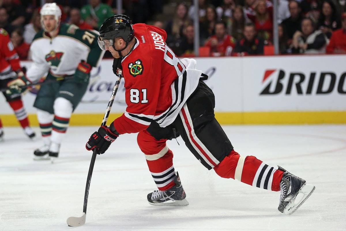 Marian Hossa and the Chicago Blackhawks have been dominant this postseason, a dominance that extended well beyond their play against the Wild.