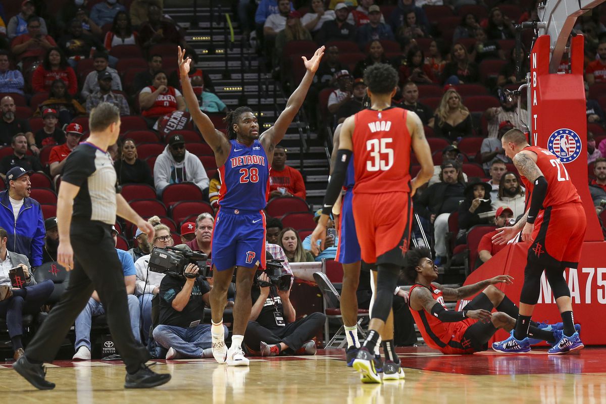 Pistons vs. Rockets final score: Pistons win the showdown between Cade and  Jalen, 112-104 - Detroit Bad Boys