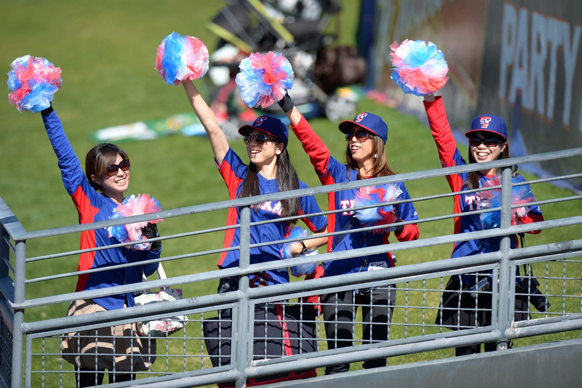 Yu Darvish has his own personal cheerleader squad and you don't