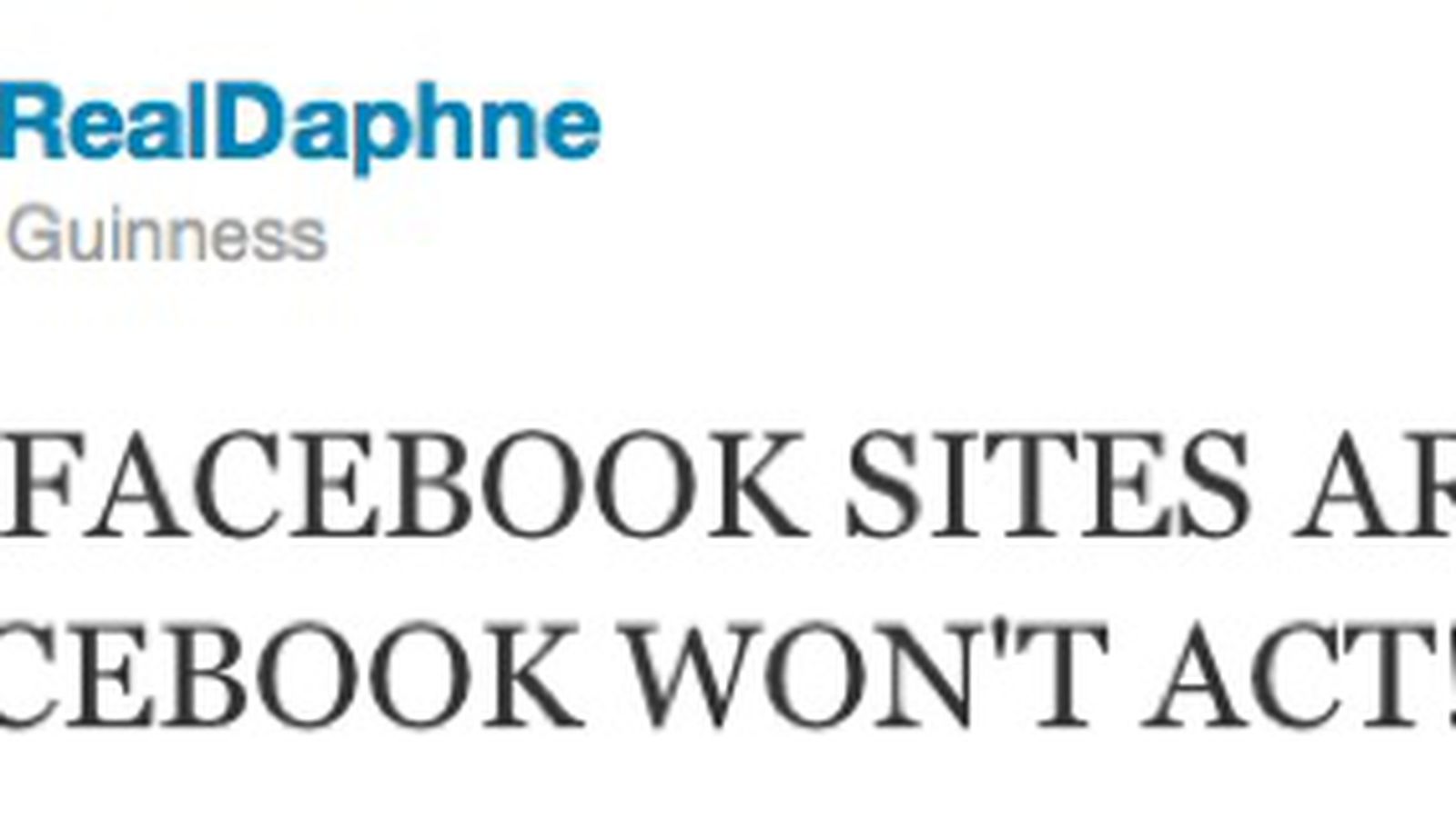 Daphne Guinness vs Facebook via Twitter; The Palin Baby ...