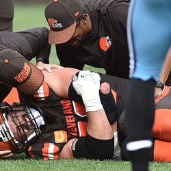 <strong>October 2017:</strong> More devastating than the loss to the Titans was the loss of LT Joe Thomas. He missed his first career snap due to suffering a torn triceps, landing him on injured reserve.