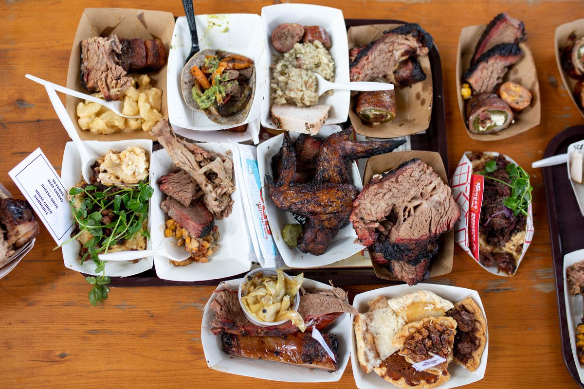 Barbecue from the Texas Monthly BBQ Fest in 2018