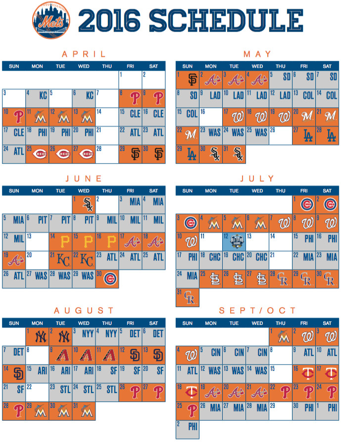Mets 2016 schedule png