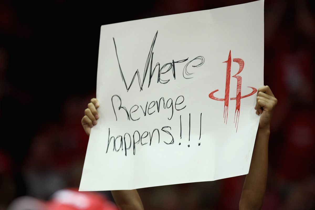 Btw, this was a fan sign at a Rockets home game in one of the many times the Jazz knocked them out of the playoffs