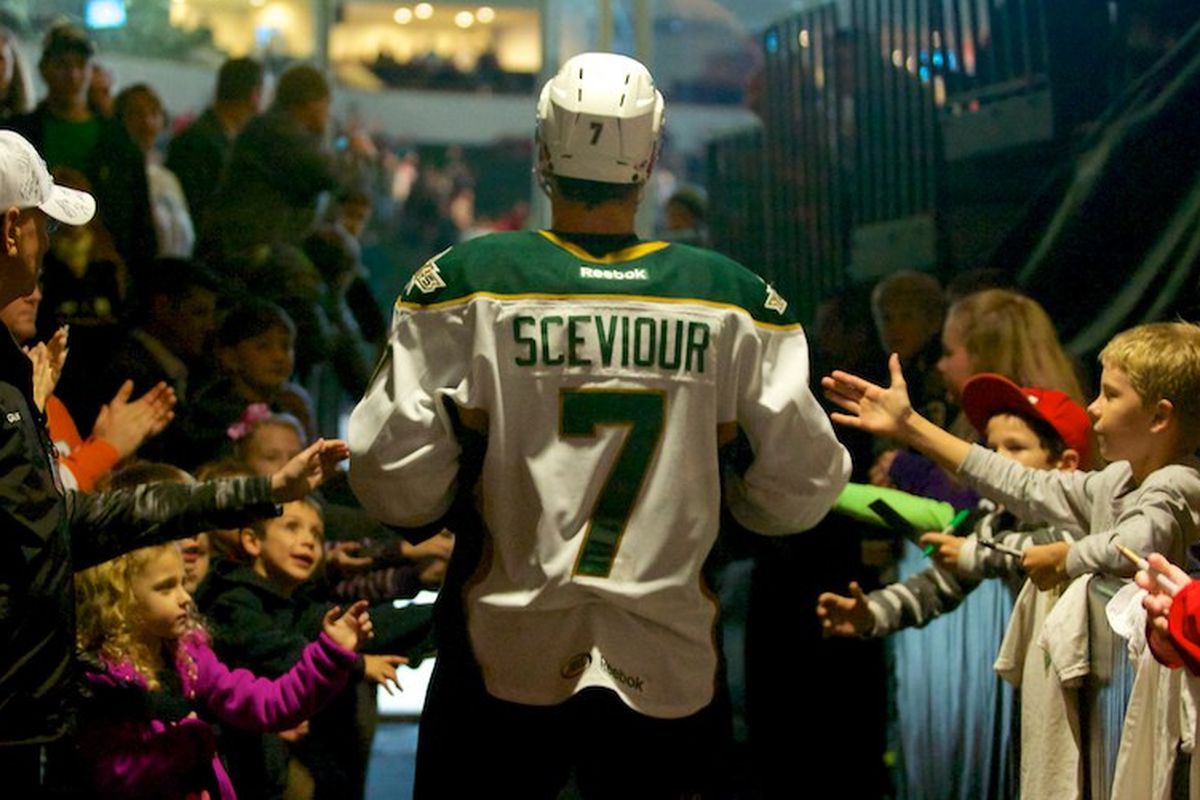Colton Sceviour had seven points this week to lead him to the top of the league scoring charts.