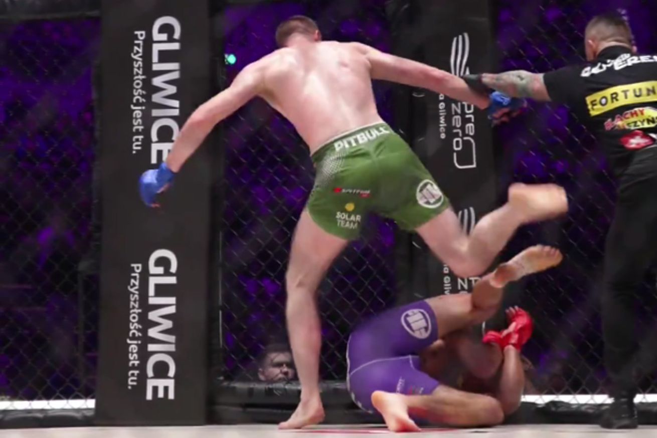 Highlights: KSW Pride Rules Fight Ends With Stomps, Soccer Kicks