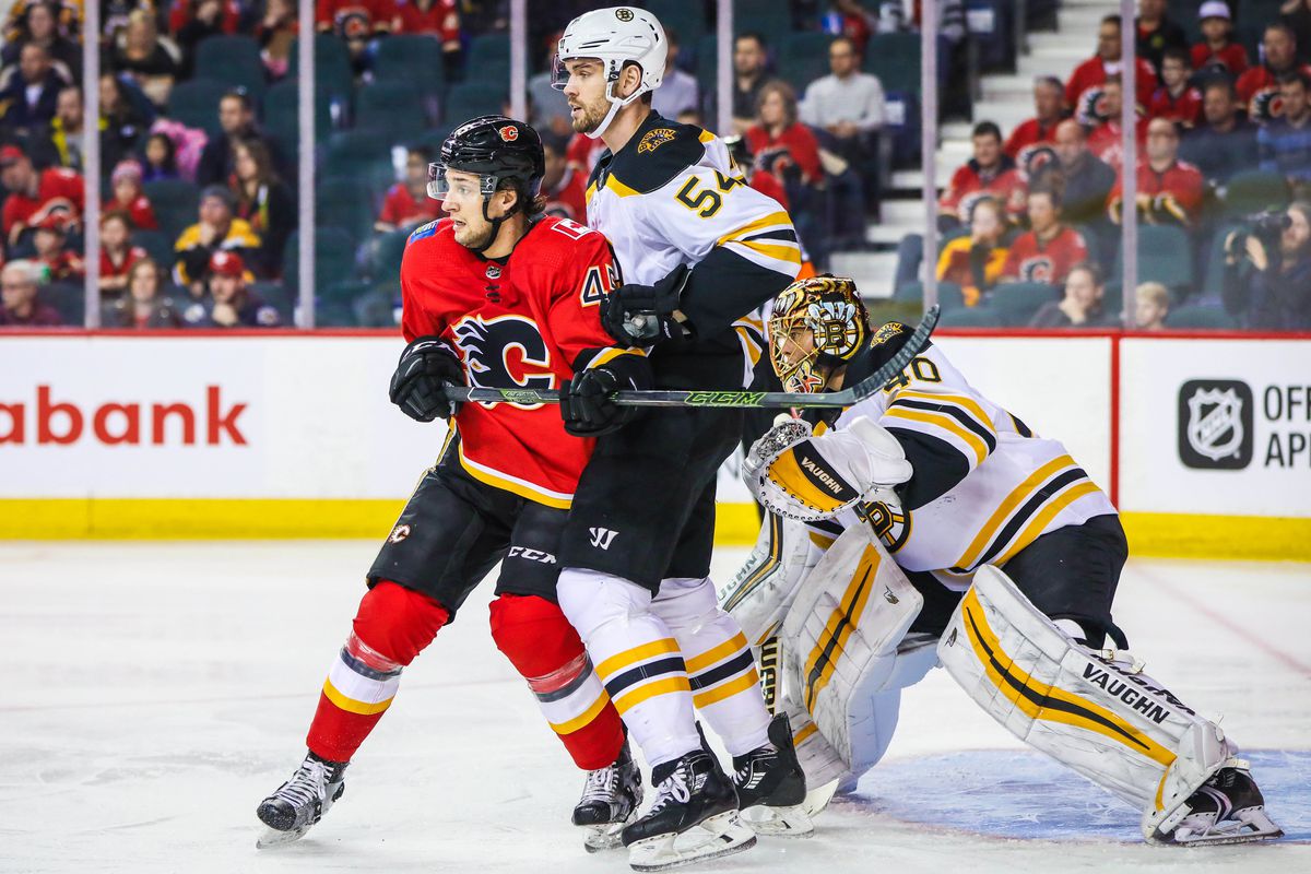 NHL: Boston Bruins at Calgary Flames