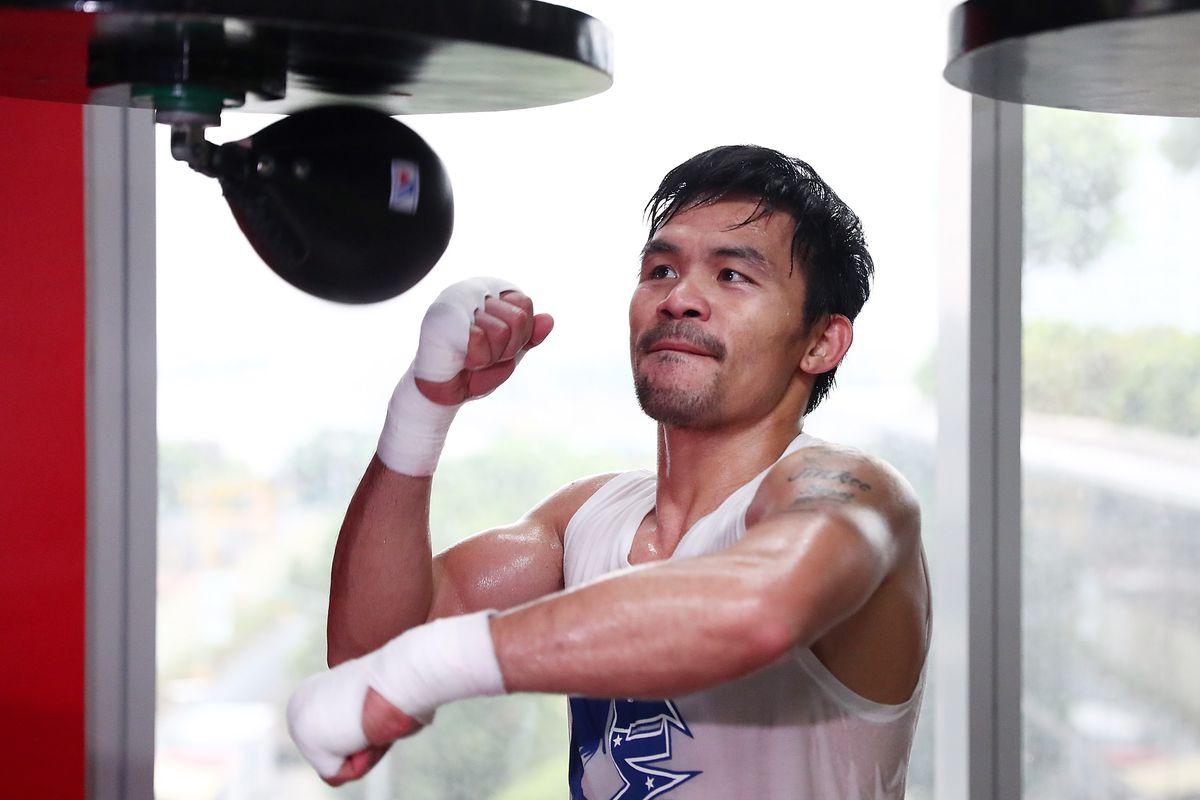 Manny Pacquiao Prepares For Fight Against Jeff Horn