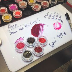 Making custom lipsticks at Bite Beauty Lab. Photo via Bite Beauty Lab.