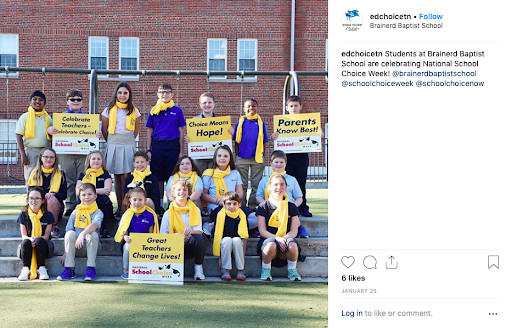 Instagram post from Tennessee Federation for Children.