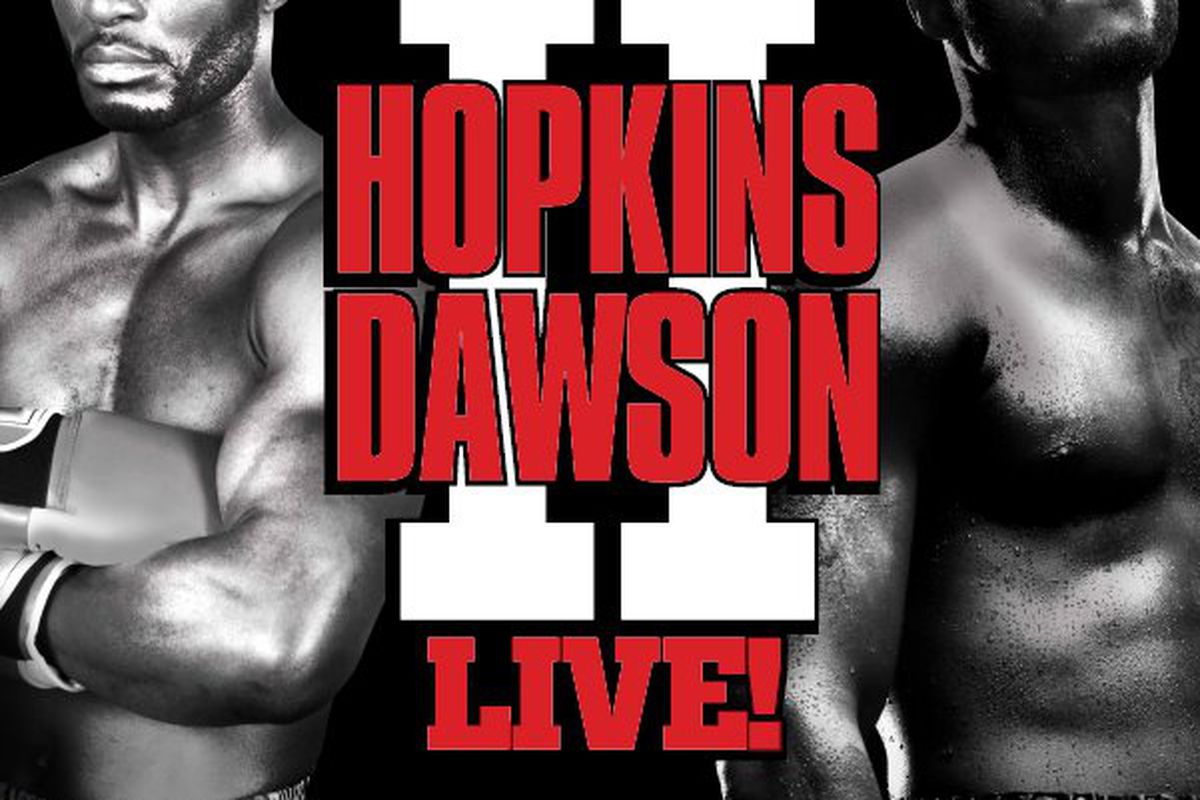 Bernard Hopkins and Chad Dawson square off again tonight on HBO and BoxNation.