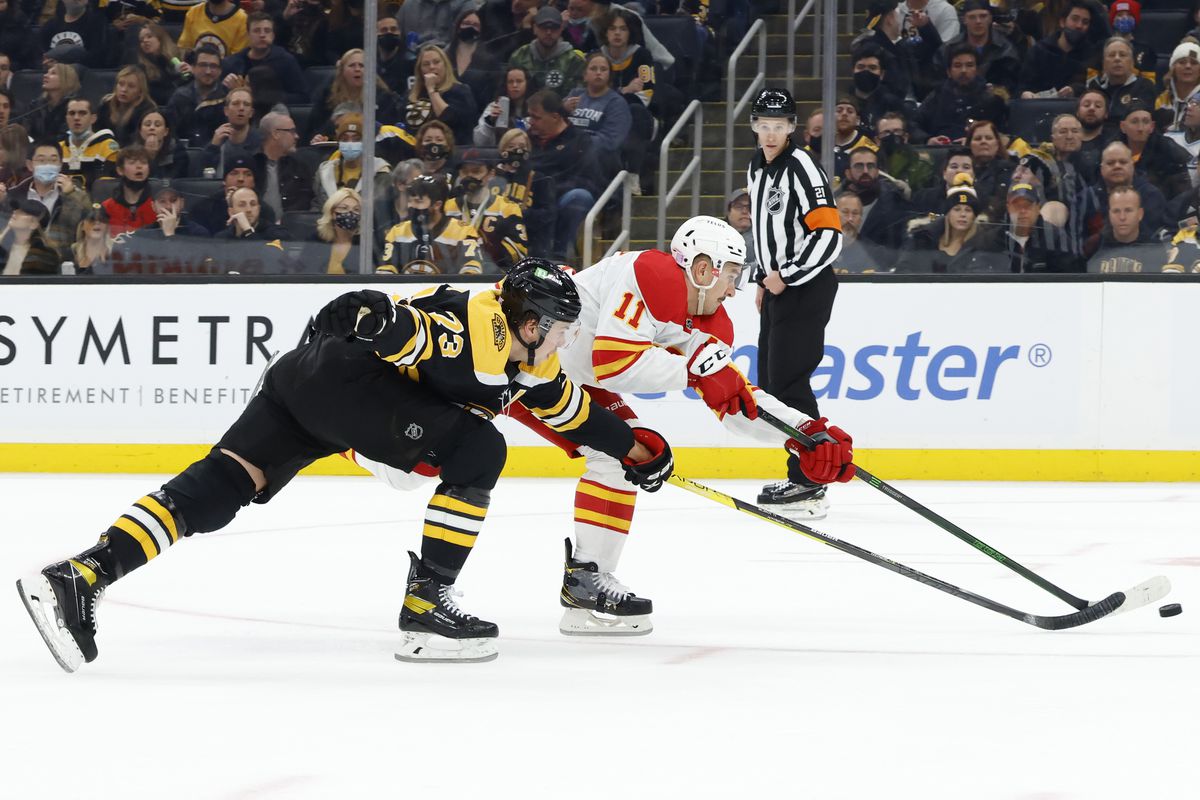 NHL: NOV 21 Flames at Bruins
