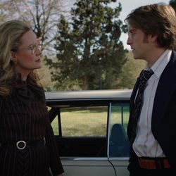 Maia Guest as Dr. Susan Andrews and Eric Nelsen as Timmy Sanders in a scene from "Web of Spies."