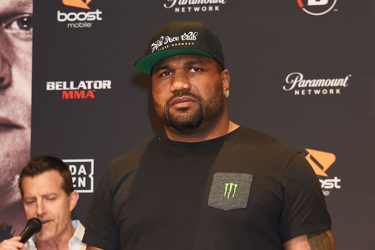 Quinton “Rampage” Jackson during the weigh-ins of Bellator: Japan in 2019. 