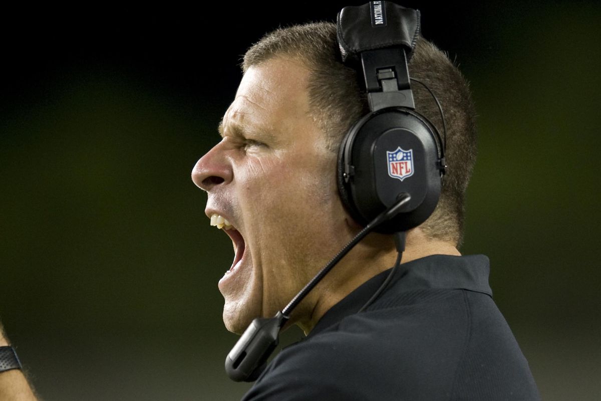 August 17, 2012; Tampa, FL, USA; Tampa Bay Buccaneers head coach Greg Schiano calls to his team from the sidelines against the Tennessee Titans at Raymond James Stadium.  Mandatory Credit: Jeff Griffith-US PRESSWIRE