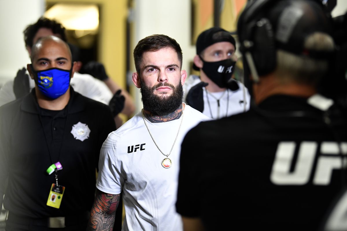 Cody Garbrandt before his fight with Ron Font at UFC Fight Night: Font vs. Garbrandt.