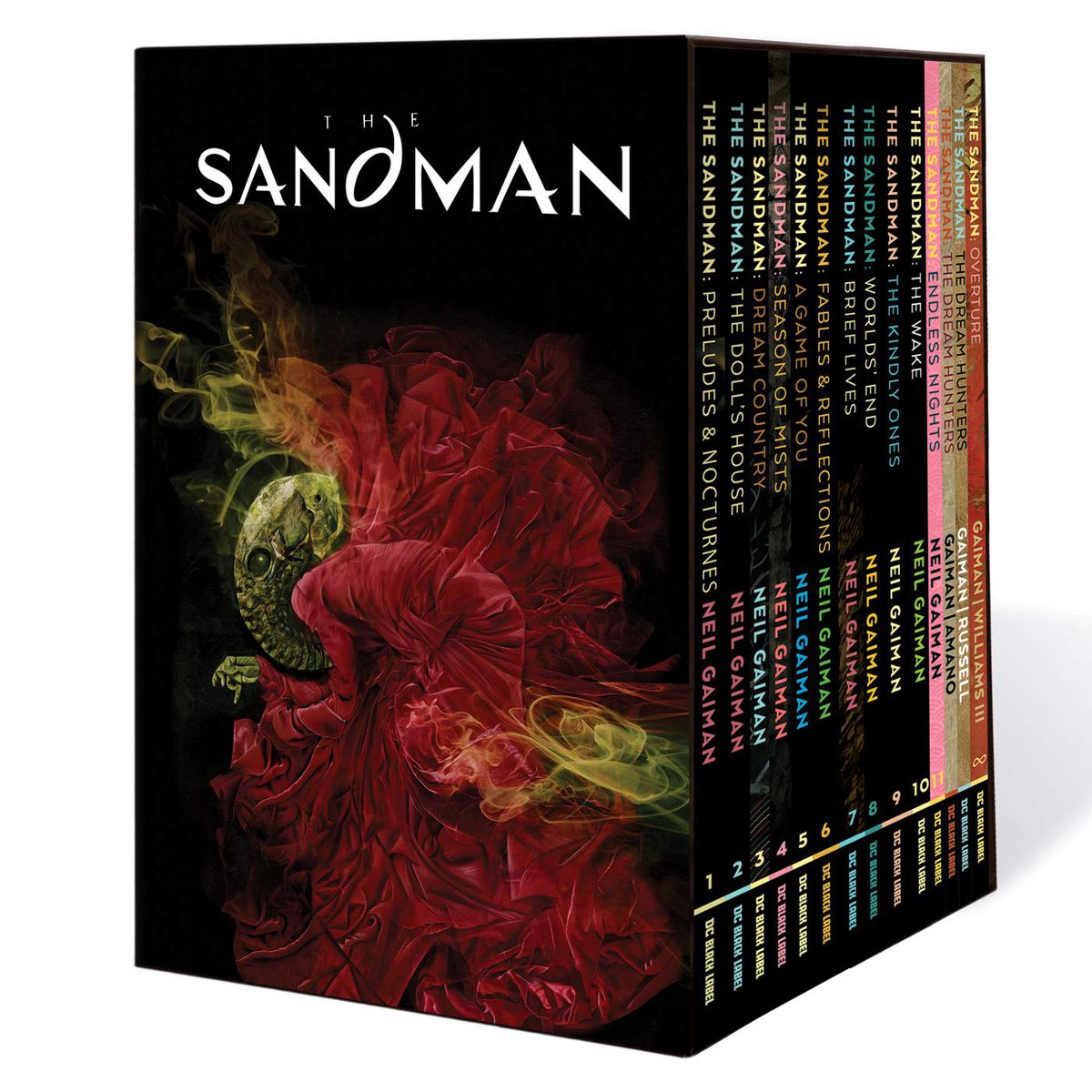 A product shot of the Sandman box set