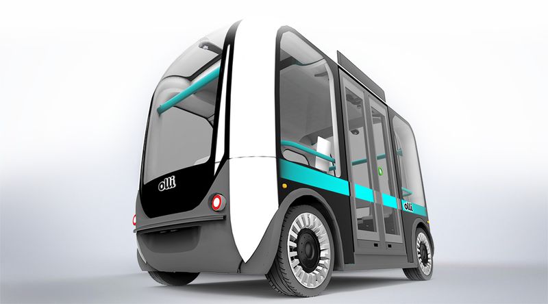 The Olli, a self-driving bus from Arizona-based Local Motors.