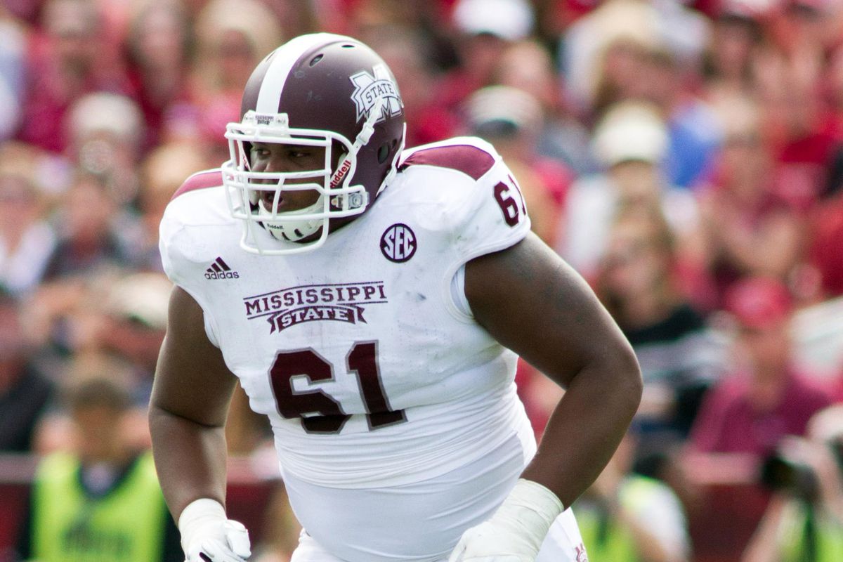 Mississippi State offensive guard Gabe Jackson could be on the Ravens' radar in the second round. 