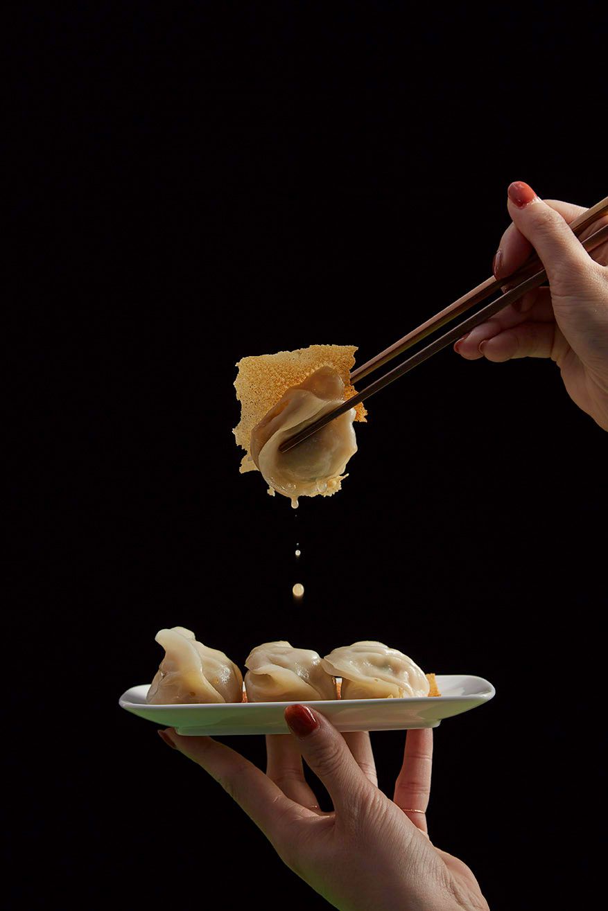 Pan-fried dumplings from Jiou Chu Dumplings.