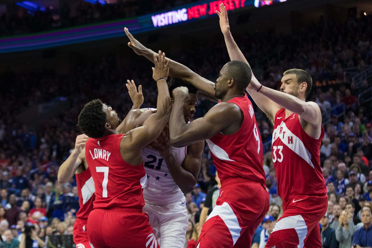 NBA: Playoffs-Toronto Raptors at Philadelphia 76ers
