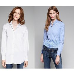 <a href="http://www.theory.com/button-down-shirt/C0704520,default,pd.html?dwvar_C0704520_color=100&start=17&cgid=womens-just-in"><b>Theory</b> Macina Stretch Cotton Button-Down Shirt</a> $225 and <a href="http://www.theory.com/TABLITA-S/C0704515,default,p