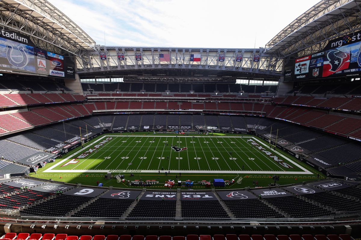 A general view of NRG Stadium prior to the game between the Houston Texans and the Indianapolis Colts on December 06, 2020 in Houston, Texas.