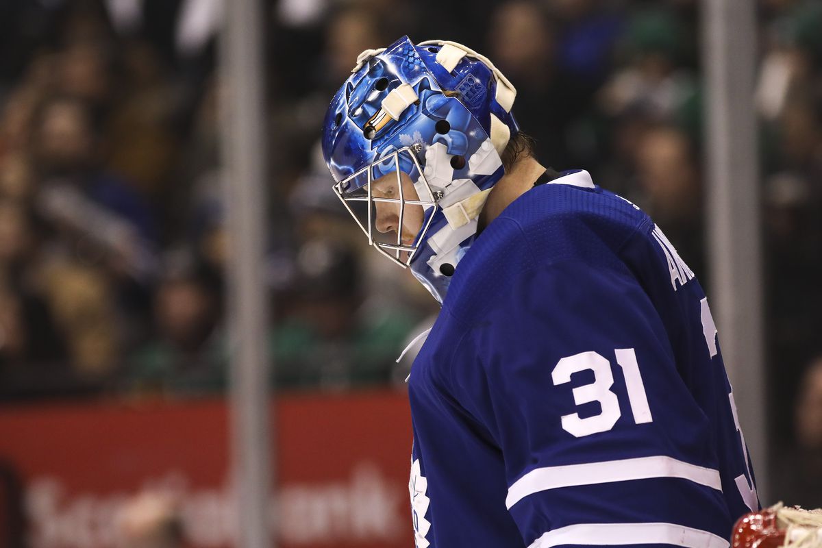 Toronto Maple Leafs take on the Dallas Stars at the Scotiabank Arena