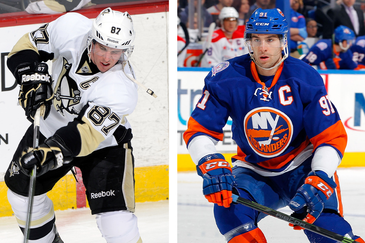 Potential first-round foes Crosby and Tavares
