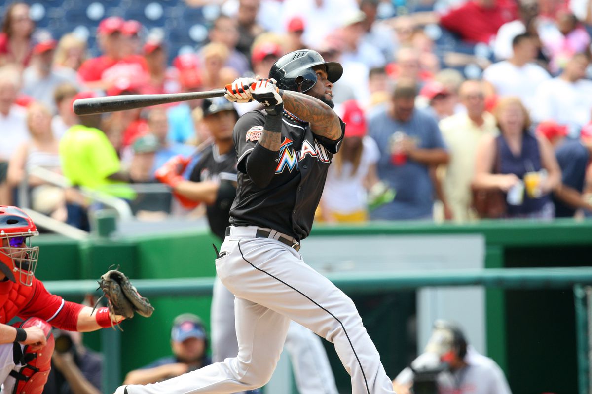 Miami Marlins shortstop Jose Reyes is chasing down two benchmarks until the end of the 2012 season. Can he accomplish his goals, including hitting .300? (Photo by Ned Dishman/Getty Images)