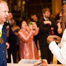 Andy Ricker, from Portland's Pok Pok, with Marcus Samuelsson at right.<br /><br />photo copyright Daniel Krieger Photography LLC
