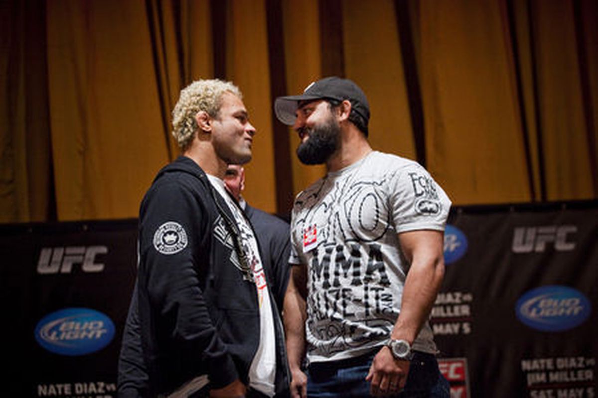 Johny Hendricks (right) wants to reach out and touch somebody. Photo by Michael Nagle via Getty Images.