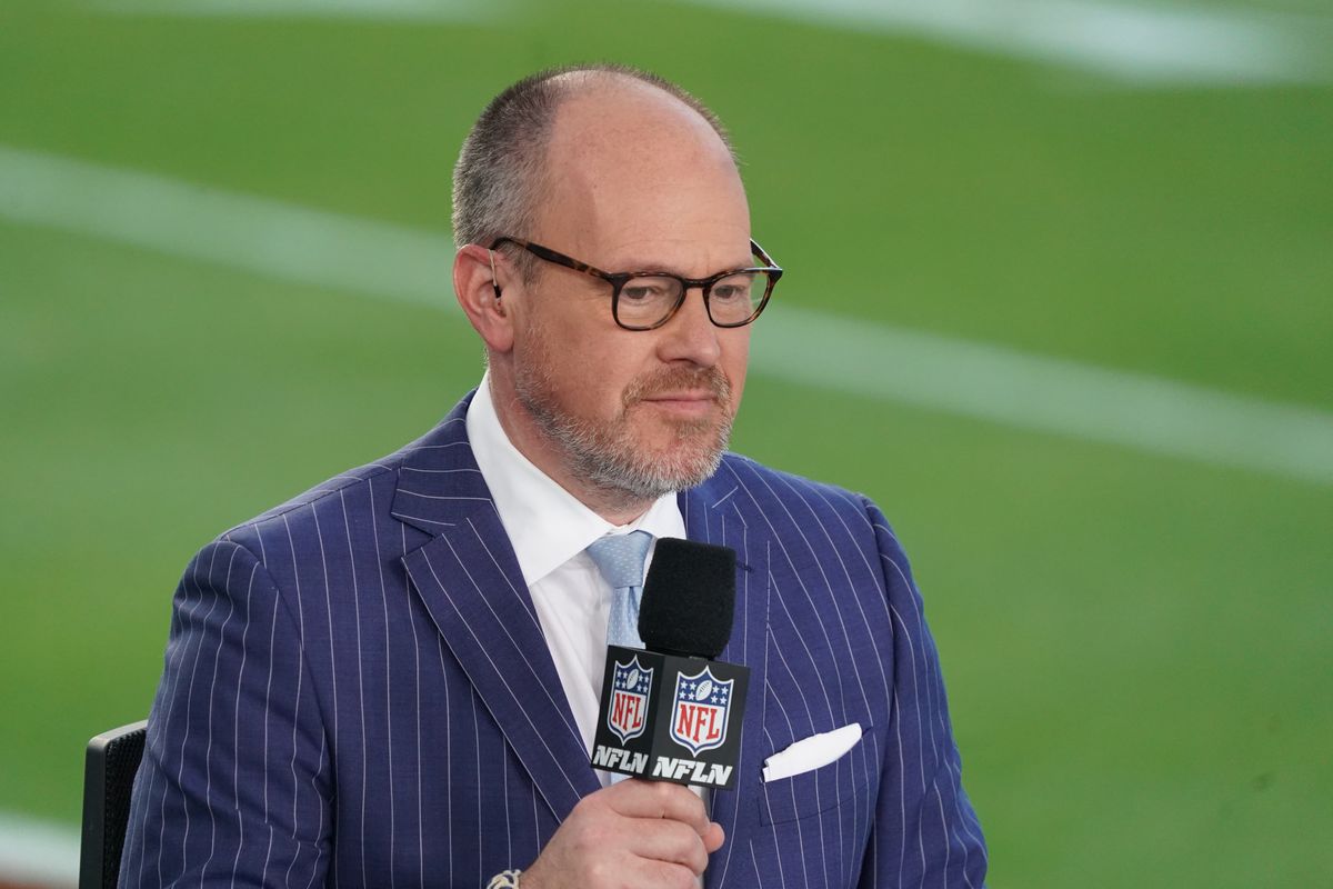 Feb 2, 2020; Miami Gardens, Florida, USA; Rich Eisen of the of the NFL Network prior to the Super Bowl LIV at Hard Rock Stadium. Mandatory Credit: Kirby Lee
