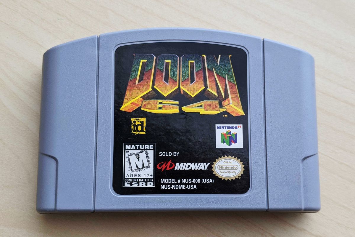 Doom62 game cartridge